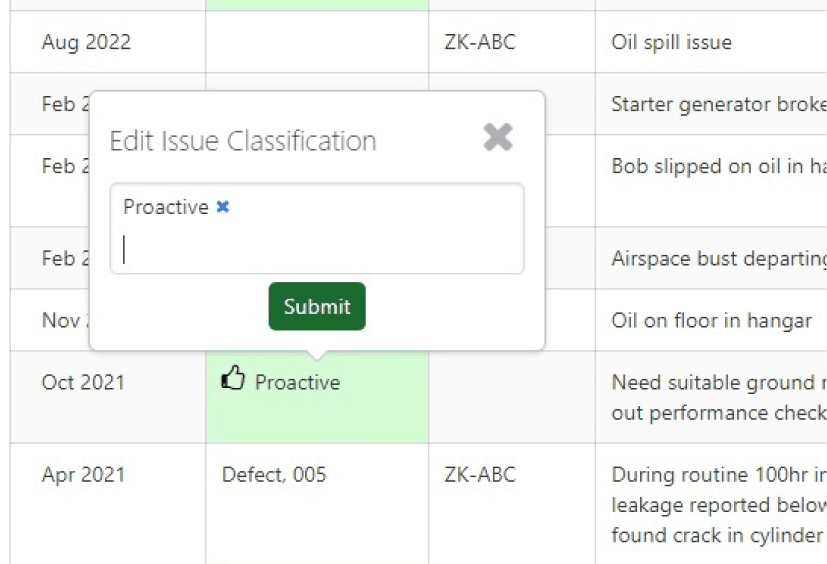 Issue Summary Report